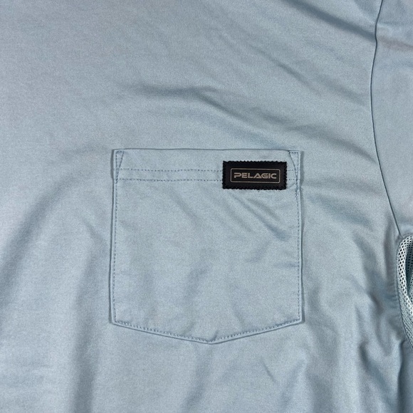 Pelagic Medium Lightweight Vented Armpits Fishing Summer Boating Shirt - Picture 3 of 8